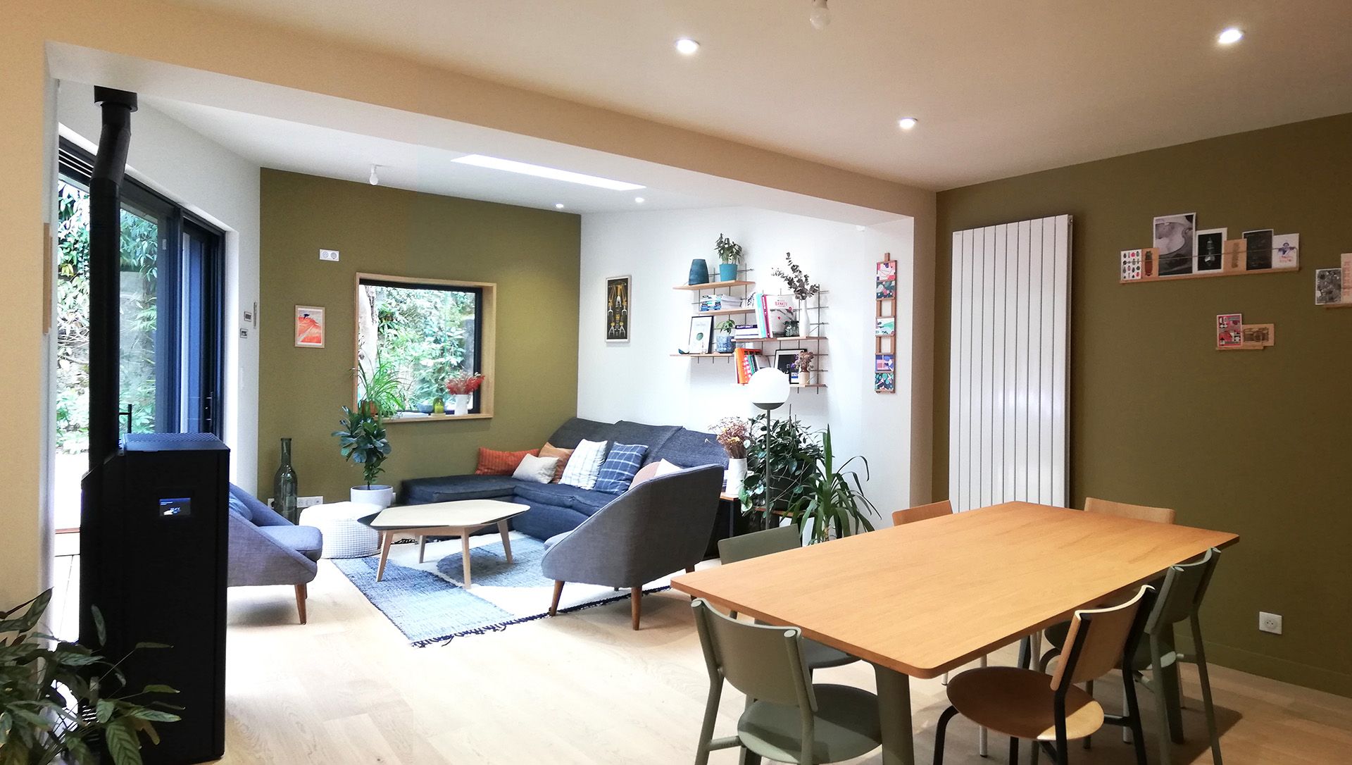 extension bois d'une maison